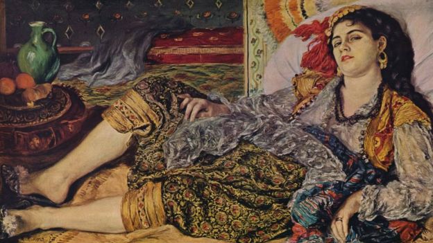 Odalisque', 1870 par Pierre-Auguste Renoir