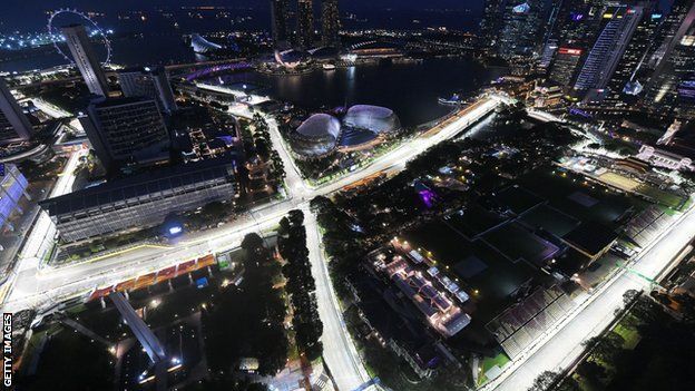 A general view of the Singapore circuit