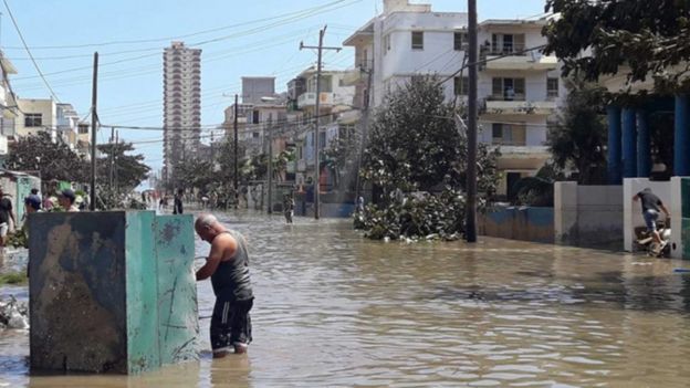 Inundaciones en el Vedado