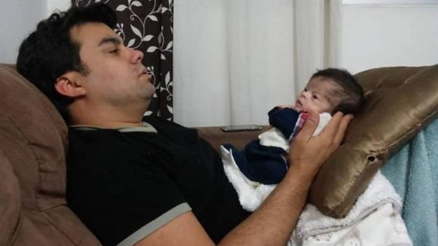 Anderson e sua filha