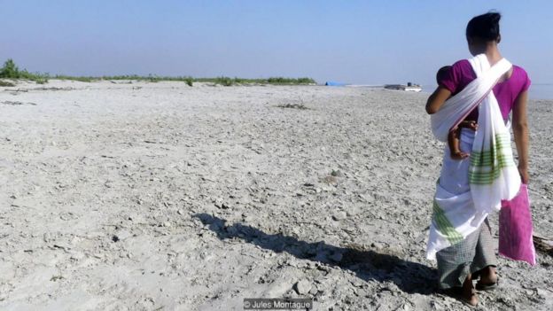 Some 2.5 million people call the islands in India's Brahmaputra River home