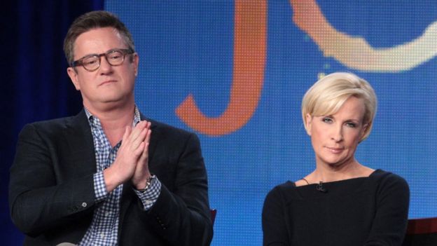 Joe Scarborough y Mika Brzezinski.