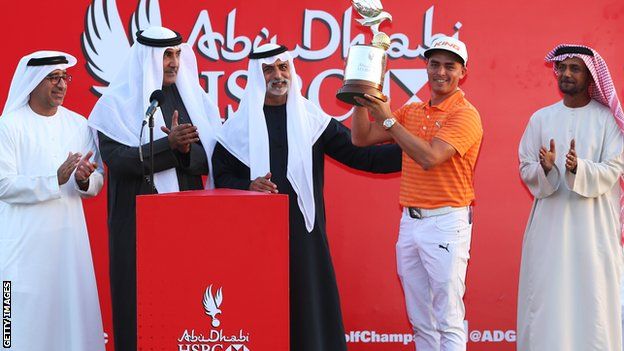 The win was Rickie Fowler's second on the European Tour