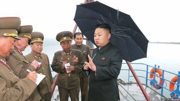 Rais Kim Jong Un na majenerali wake wa jeshi