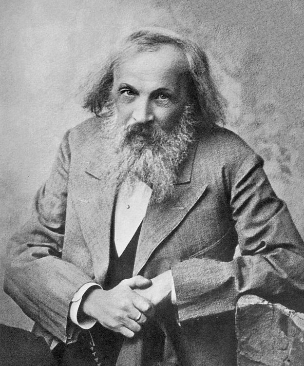 Mendeleev, em retrato de autoria desconhecida