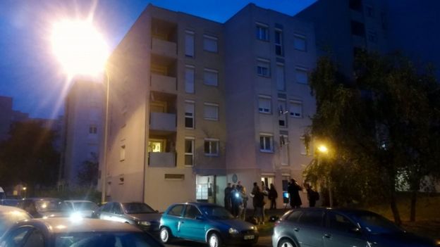 здание в городе Крей, где был задержан Фаид