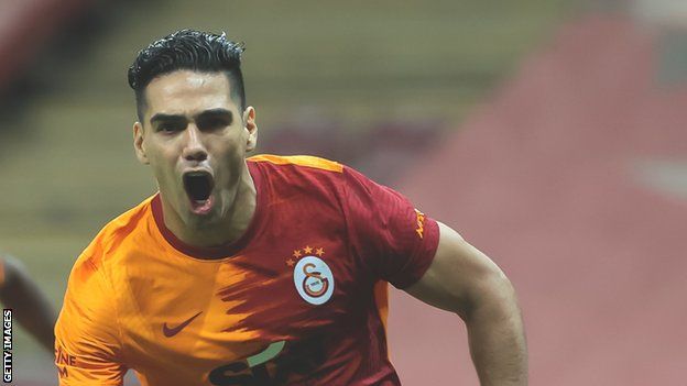 Radamel Falcao in action for Galatasaray