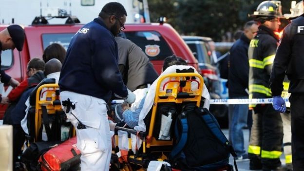 Wounded at the shooting incident in New York City on 31 October 2017