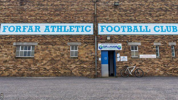 Forfar Athletic were due to be away to Dundee in their League Cup opener