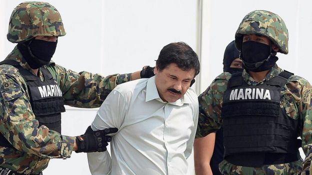 JoaquÃ­n GuzmÃ¡n Loera, "El Chapo", fue capturado en MÃ©xico y enjuiciado en Estados Unidos.