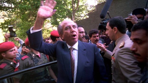 Carlos Andrés Pérez, ex-presidente da Venezuela, em imagem de 1992
