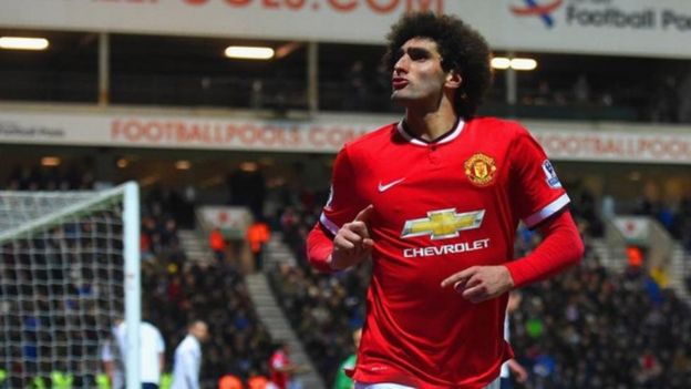 Kiungo wa kati wa Manchester United Marouane Fellaini