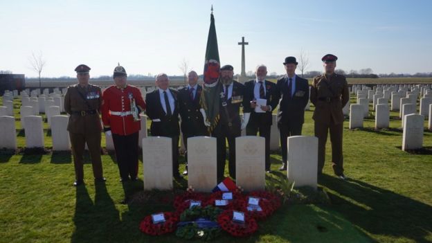 World War One: Graves of two soldiers killed in action identified - BBC ...