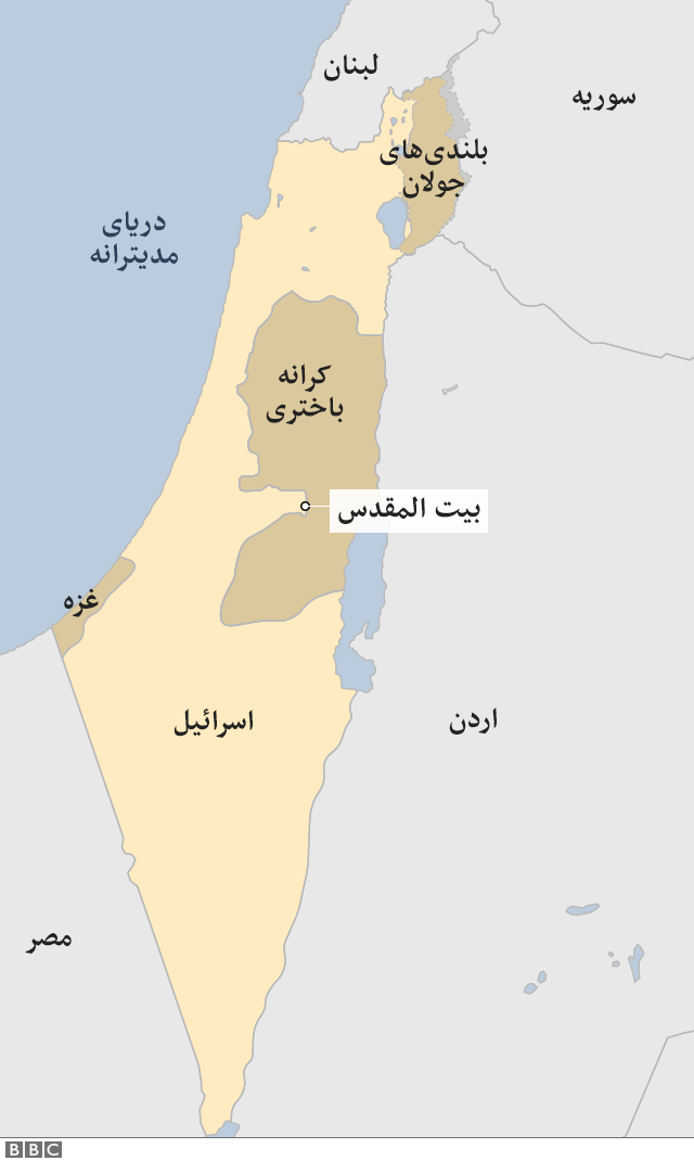 نقشه اسرائیل