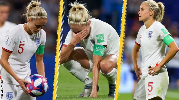 Steph Houghton in the 2019 World Cup semi-final
