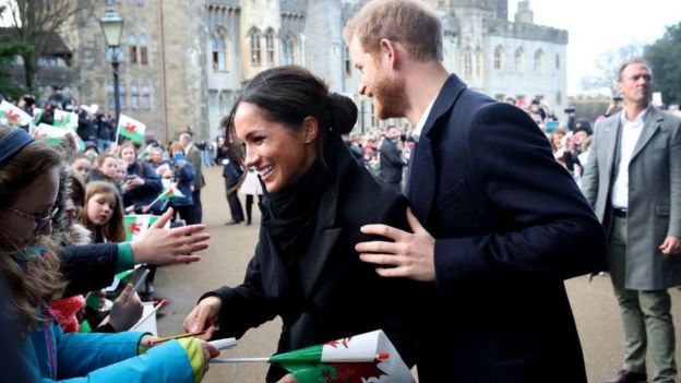Prince Harry and Meghan Markle visit Cardiff Castle (bbc.com)