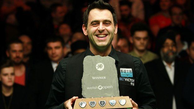 Ronnie O'Sullivan won the 2016 Welsh Open after defeating Australia's Neil Robertson in the final