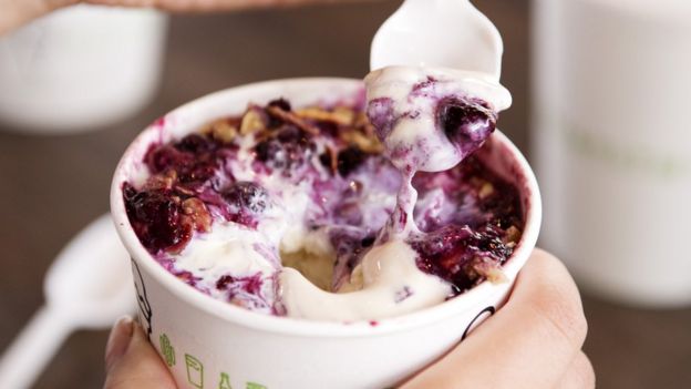 Helado de frijoles rojos