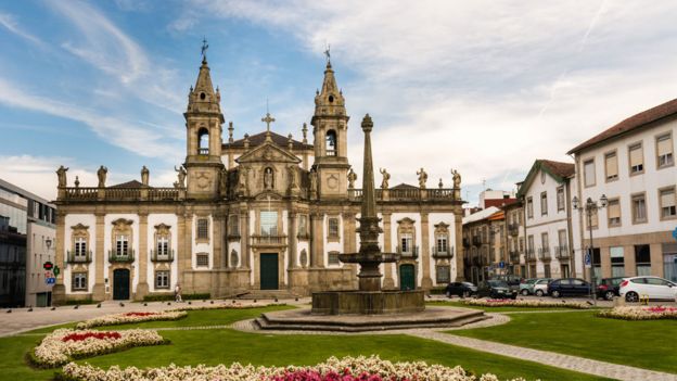 El antiguo Hospital São Marcos en Braga, Portugal