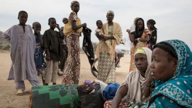 hay'adda MSF, ayaa sheegaysa in 8000 oo qof ay isaga carareen magaalada Rann ee gobolka Borno