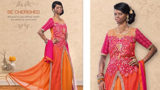 Laxmi Saa models a pink traditional Indian outfit for Viva N Diva
