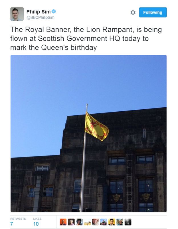 Lion Rampant Scottish Government HQ