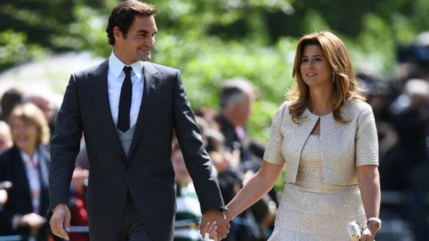 Roger Federer ve eşi Mirka