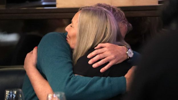 Gary Hodges and Karen Scoltock meet for the first time in April 2019