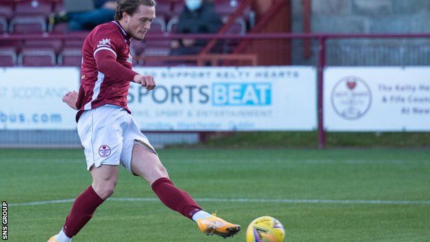 Cammy Russell scored the second goal for Kelty Hearts