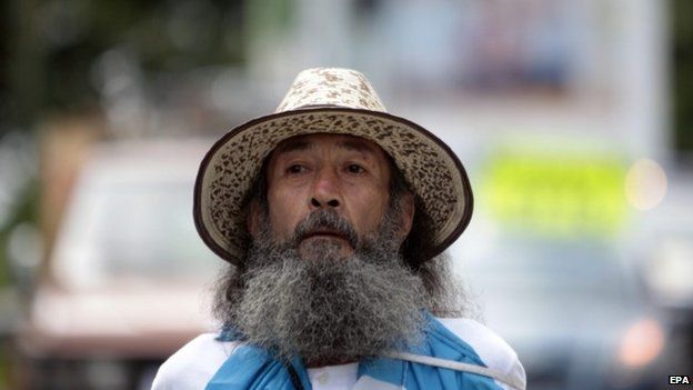 Guatemalan Oswaldo Ochoa, also known as "Quixote" 19 June 2015