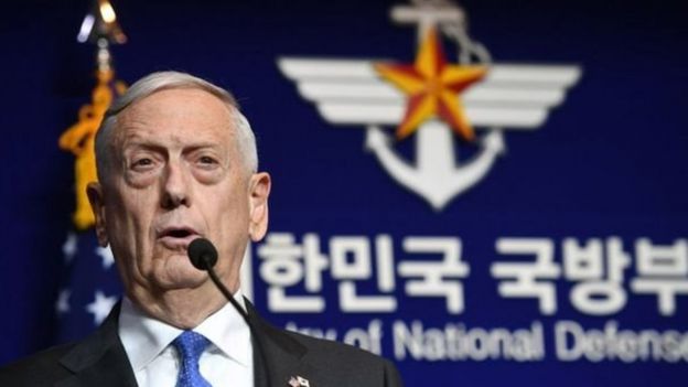 Waziri wa ulinzi wa Marekani James Mattis
