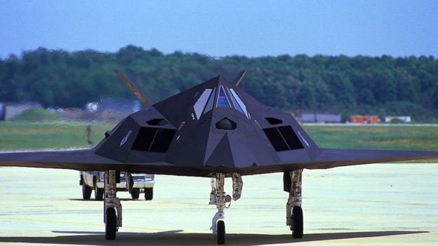 An F-117 Stealth fighter