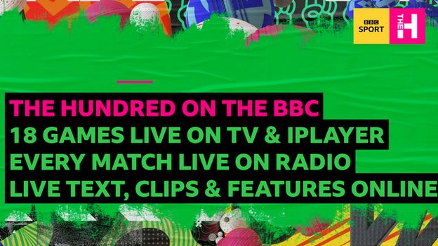 The Hundred on the BBC. 18 games live on TV & iPlayer. Every match live on radio. Live text, clips, features online