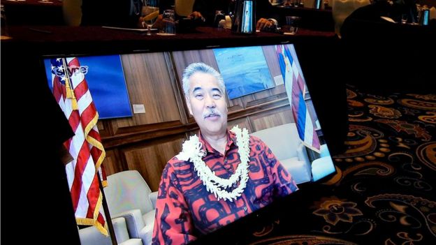 Hawaii Governor David Ige joins the National Clean Energy Summit 9.0 via Skype