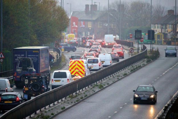 The current A5036 is heavily congested