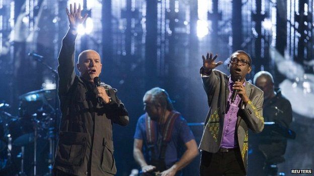 Peter Gabriel and Youssou N'Dour