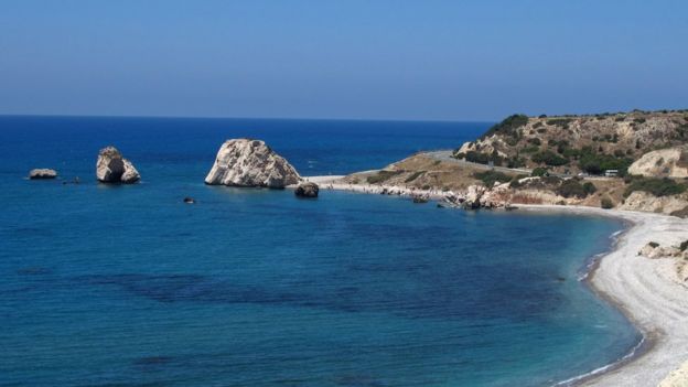 La Roca de Afrodita en Pafos, Chipre
