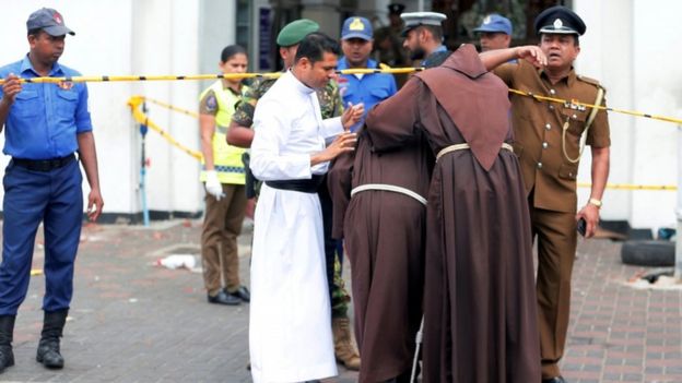 Priests at St Anthony's Shrine, Kochchikade