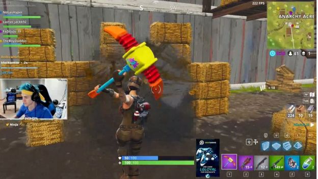 Fortnite 13 Year Old Is Game S Youngest Professional Player Bbc News - fortnite image copyright twitch