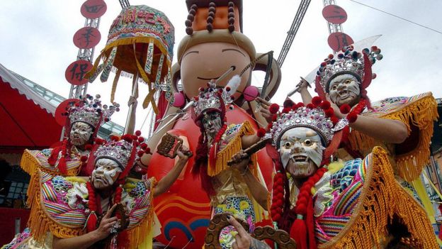 台北的妈祖节通常能吸引数十万人参加。