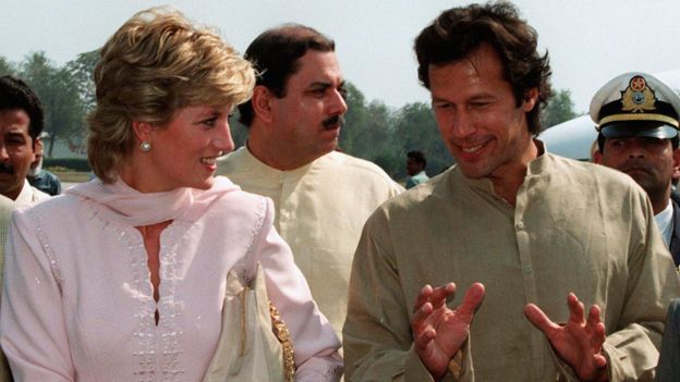 Imran Khan y la princesa Diana