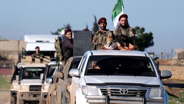 نیروهای ارتش آزاد سوریه در ده کیلومتری منبج