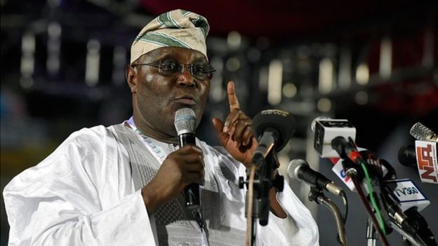 Atiku Abubakar (en photo) est l'un des quelque 70 candidats à se présenter contre Muhammadu Buhari à l'élecion présidentielle.