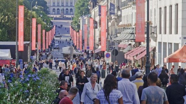 أحد شوارع أوسلو