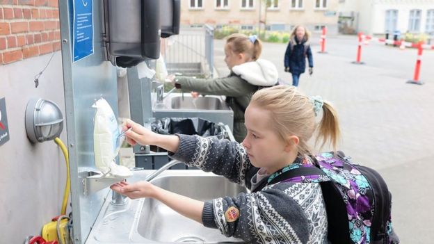 Roskilde school handwashing