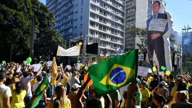 Protesto em São Paulo