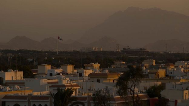 Vista de la ciudad de Al Ain, en Emiratos Árabes Unidos.