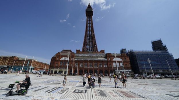 Covid: Blackpool Tops Post-lockdown Footfall Recovery List - BBC News