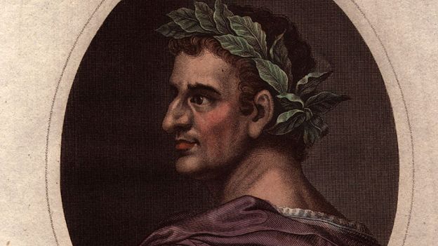 Imagem representa o imperador Tibério