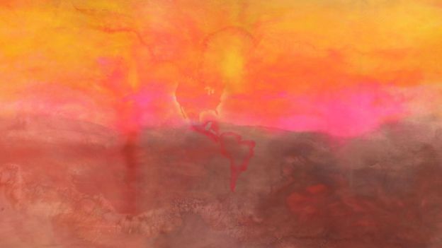 Texas Louise by Frank Bowling